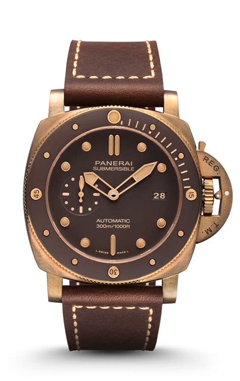 panerai submersible bronzo 47mm|panerai submersible quarantaquattro.